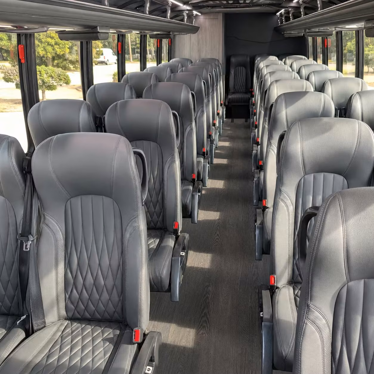 28 passenger minibus inside