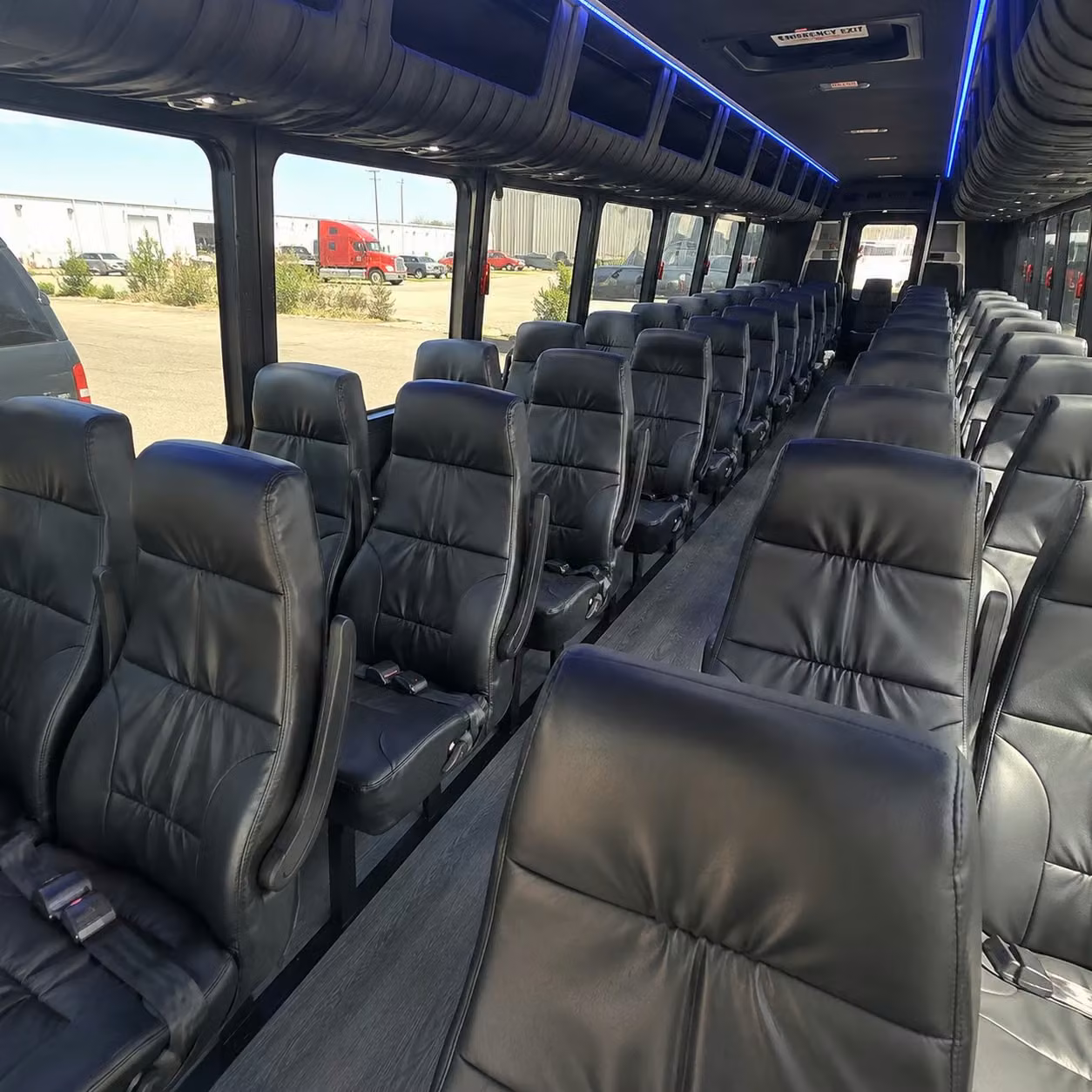 30 passenger minibus interior