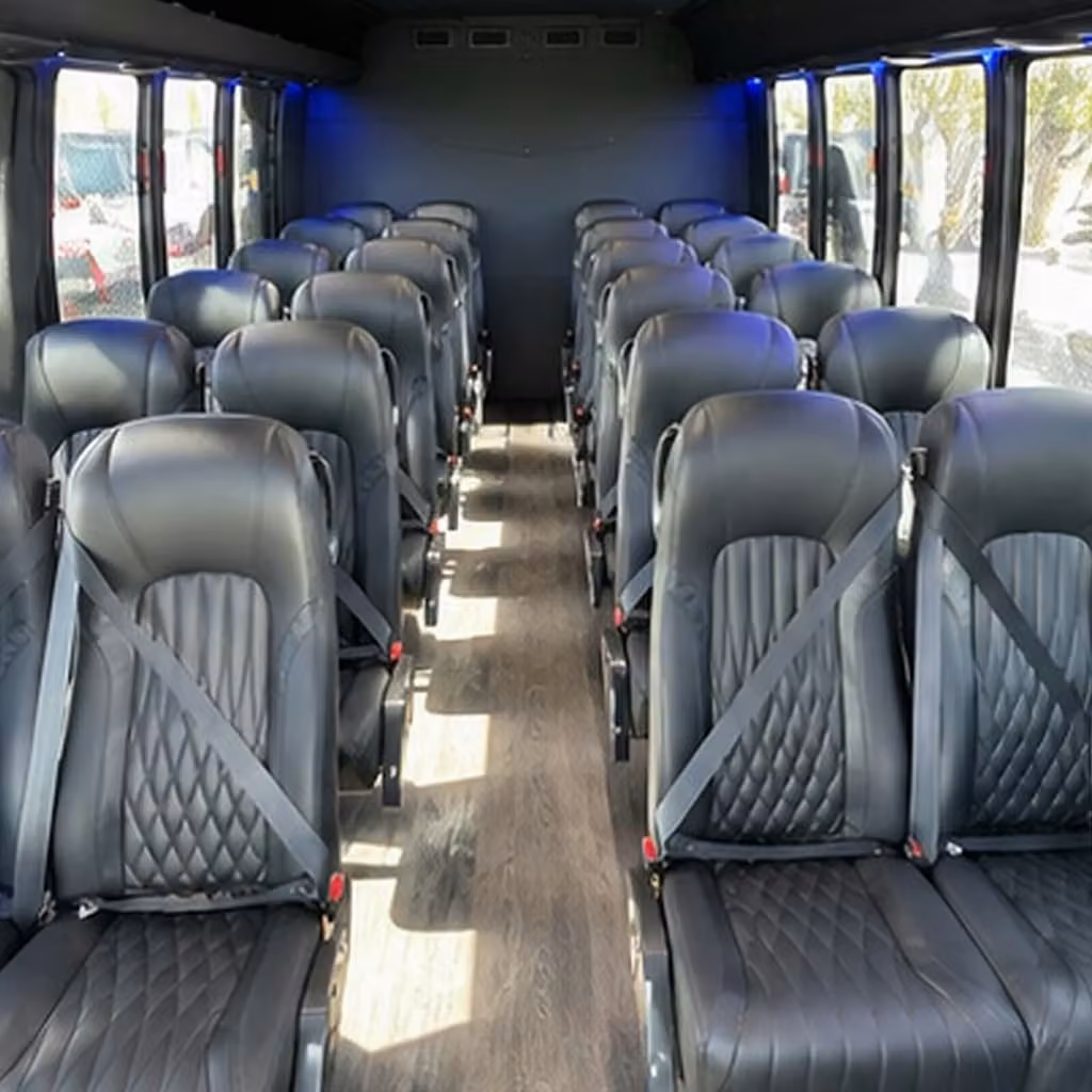 35 passenger minibus inside