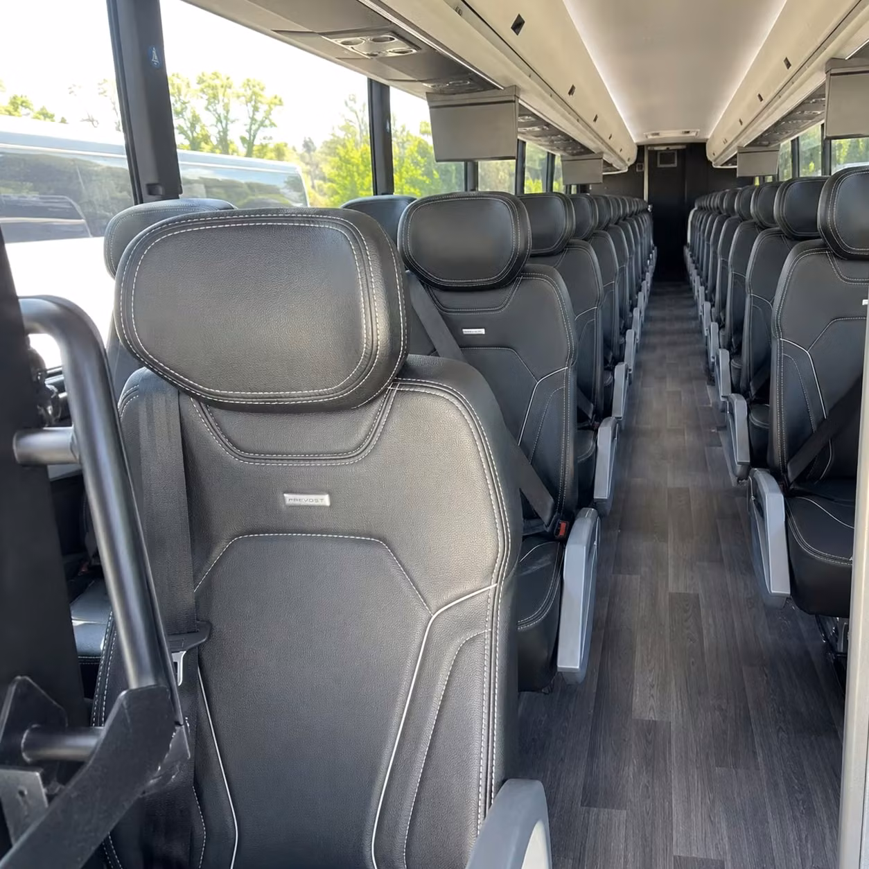 virginia beach charter bus rental inside